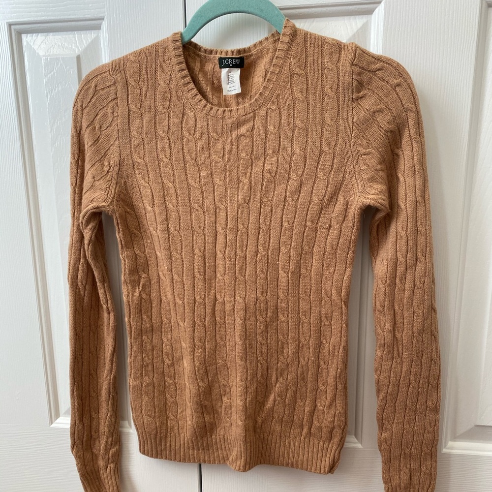 Jcrew gold wool blend sweater size S